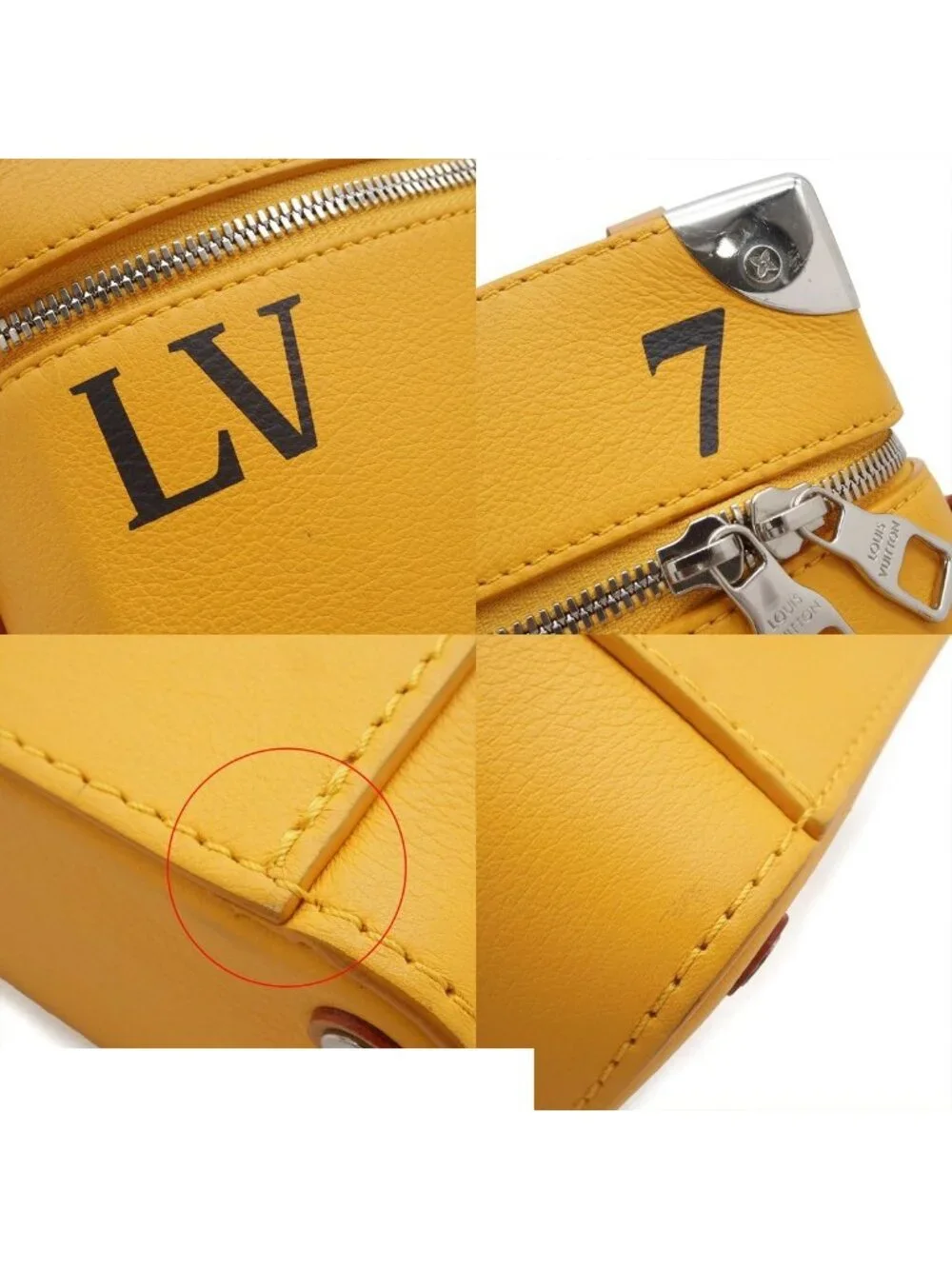 Louis Vuitton Vertical Box Trunk Saffron Leather 2-Way